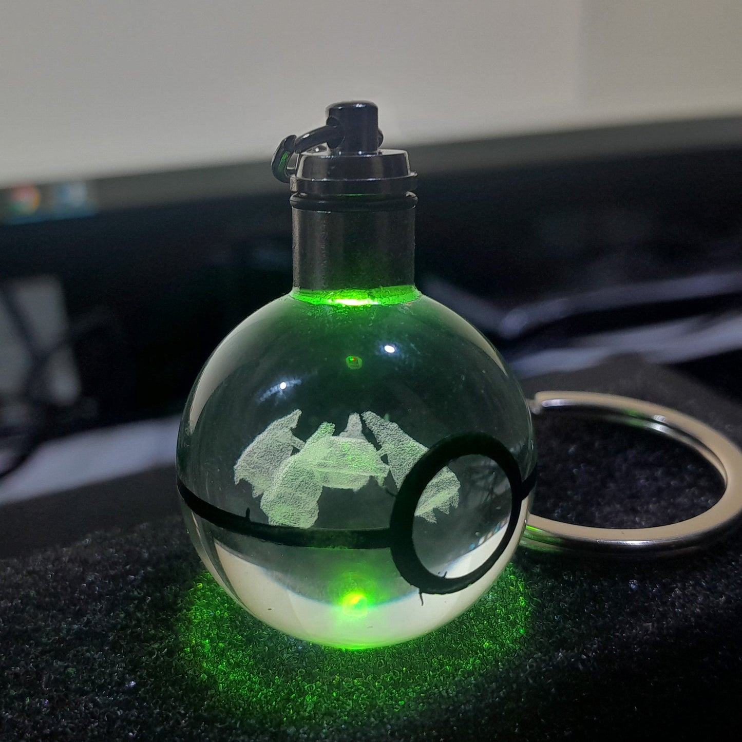 “Llavero Pokémon Metagross cristal 3D LED Perú”