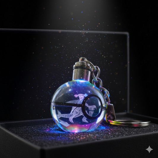 “Llavero Pokémon Garchomp cristal 3D LED Perú”
