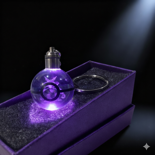 “Llavero Pokémon Alakazam cristal 3D LED Perú”