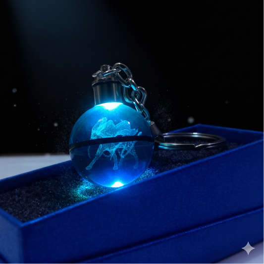 “Llavero Pokémon Suicune cristal 3D LED Perú”