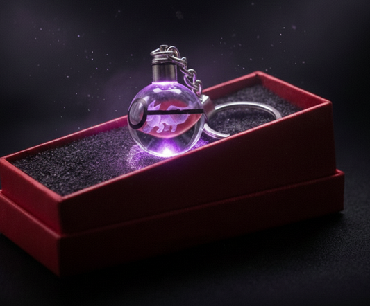 “Llavero Pokémon Flareon cristal 3D LED Perú”
