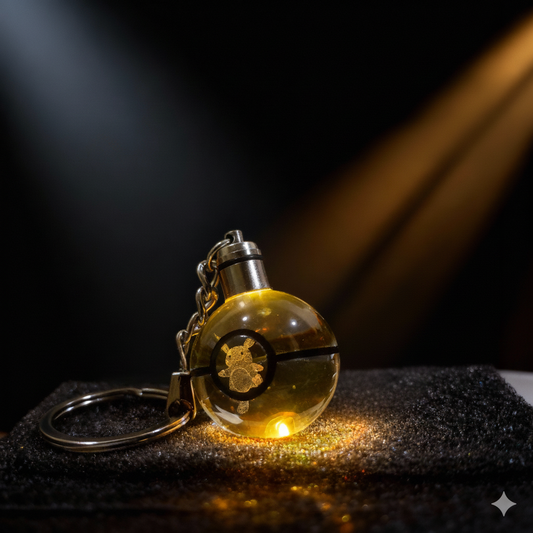 “Llavero Pokémon Raichu cristal 3D LED Perú”