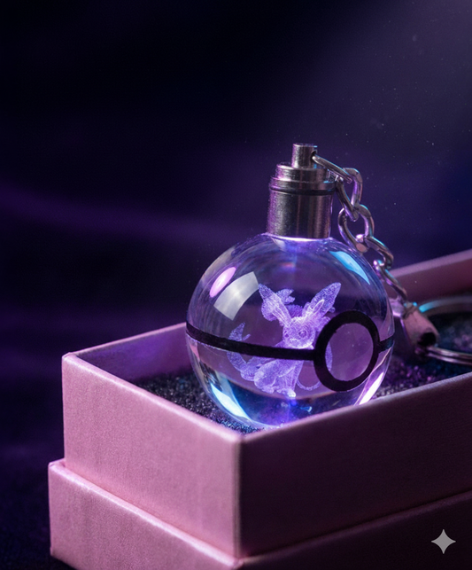 “Llavero Pokémon Sylveon cristal 3D LED Perú”