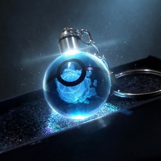 “Llavero Pokémon Gastly cristal 3D LED Perú”