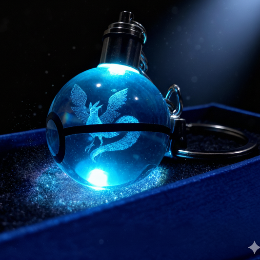“Llavero Pokémon Articuno cristal 3D LED Perú”