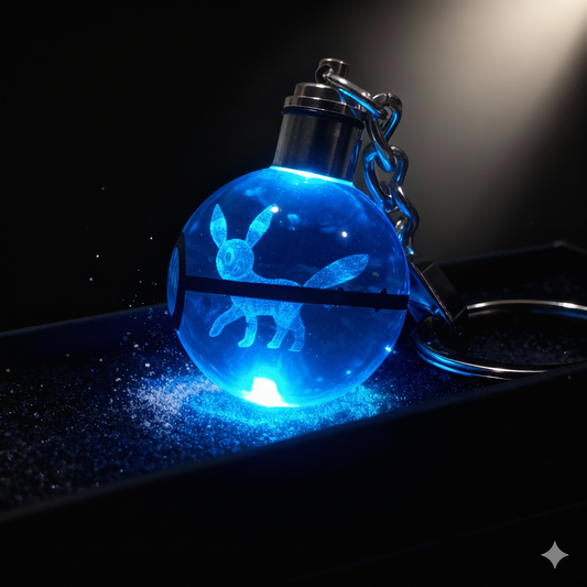 “Llavero Pokémon Umbreon cristal 3D LED Perú”