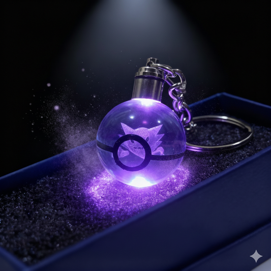 “Llavero Pokémon Haunter cristal 3D LED Perú”