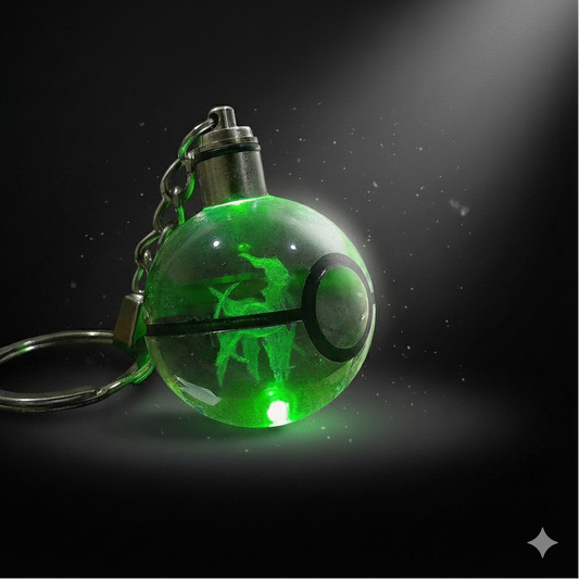 “Llavero Pokémon Arceus cristal 3D LED Perú”