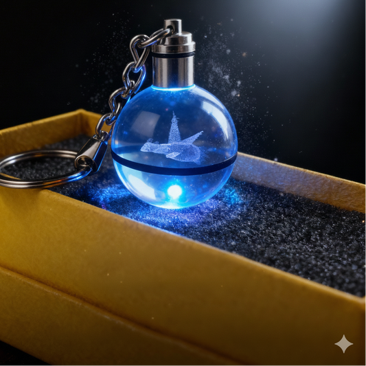 “Llavero Pokémon Latios cristal 3D LED Perú”