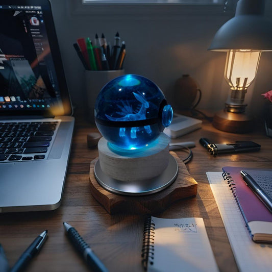 “Lampara Pokémon Dialga cristal 3D LED-Regalos Premium Perú”