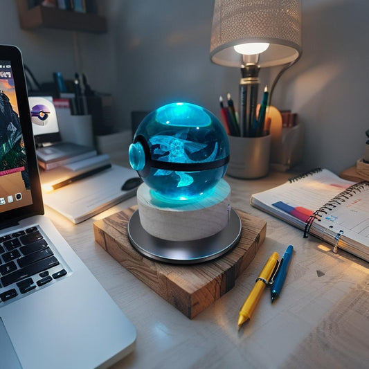 “Lampara Pokémon Palkia cristal 3D LED- Regalos Premium Perú”