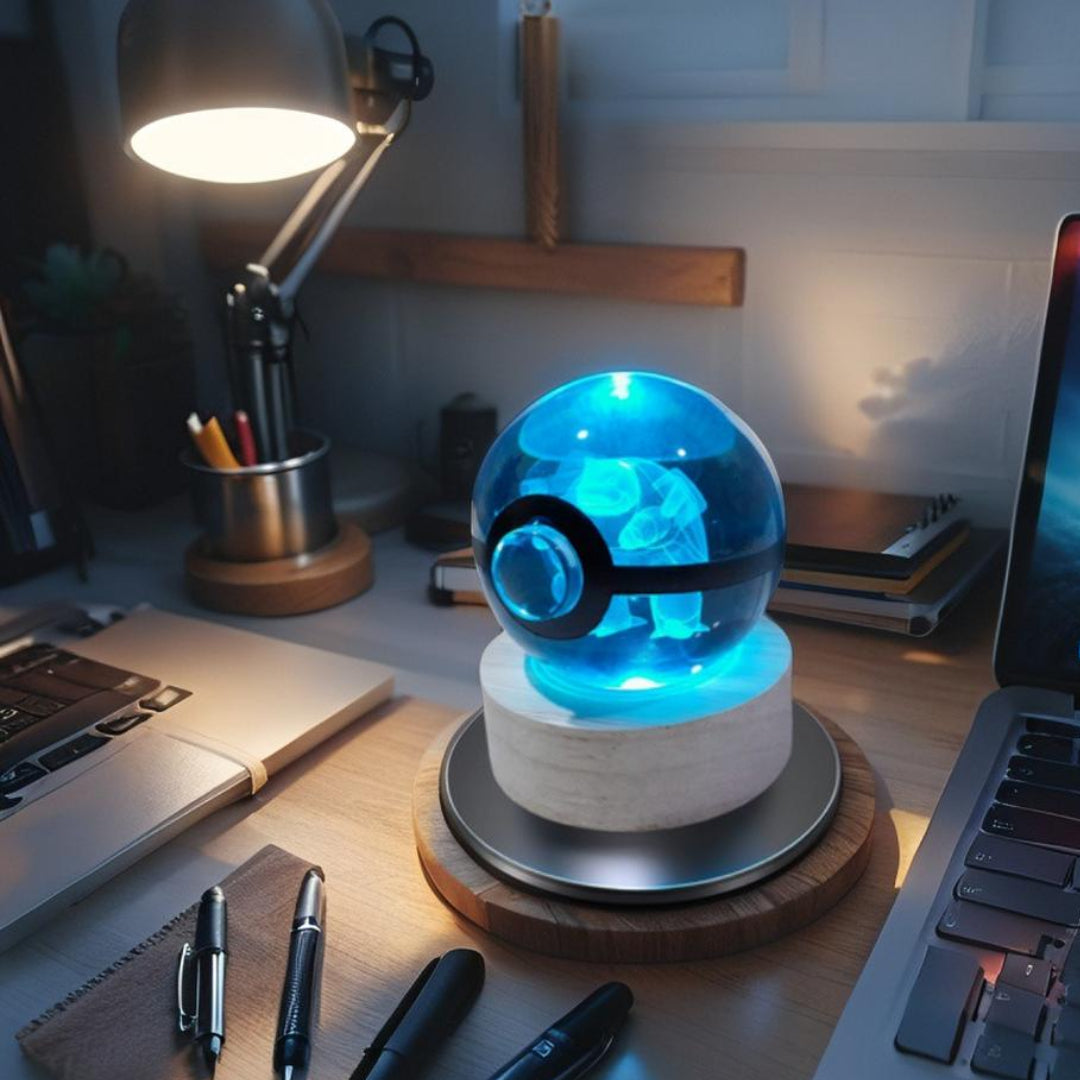 “Lampara Pokémon Blastoise cristal 3D LED Perú”