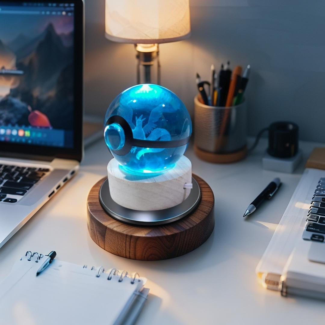 “Lampara Pokémon Articuno cristal 3D LED Perú”