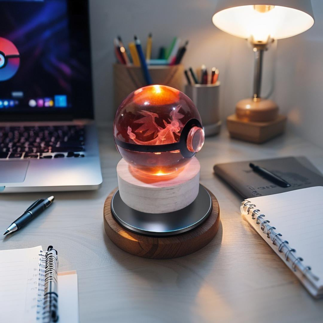 “Lampara Pokémon Mega Charizard cristal 3D LED Perú”