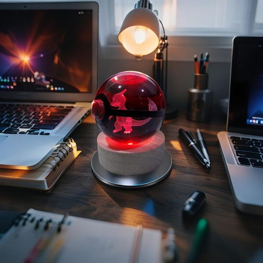 “Lampara Pokémon Charmeleon cristal 3D LED Perú”