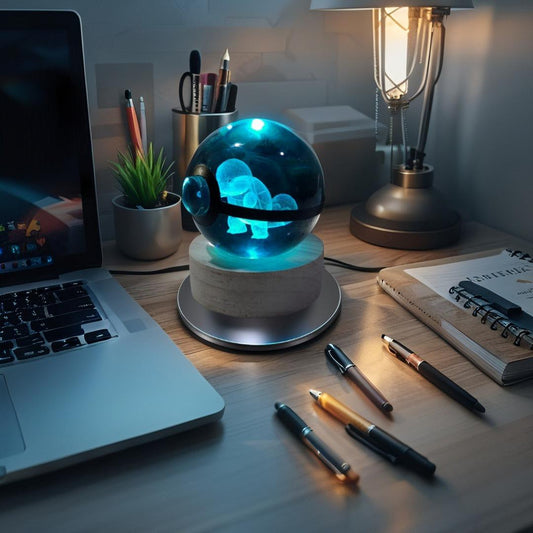 Lámpara 3D de Squirtle – Agua LED | Pokémon Decorativo