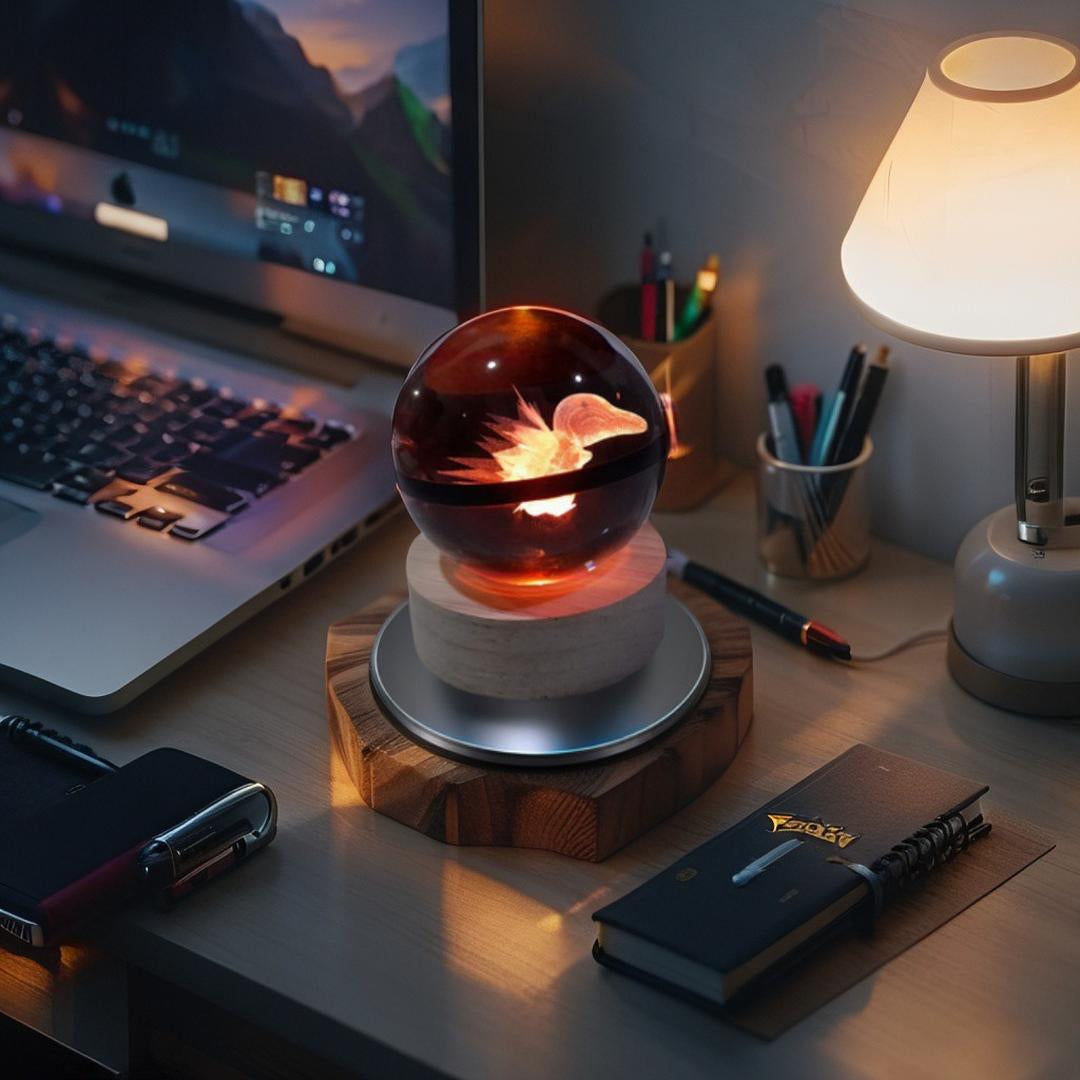 “Lampara Pokémon Cyndaquil cristal 3D LED Perú”
