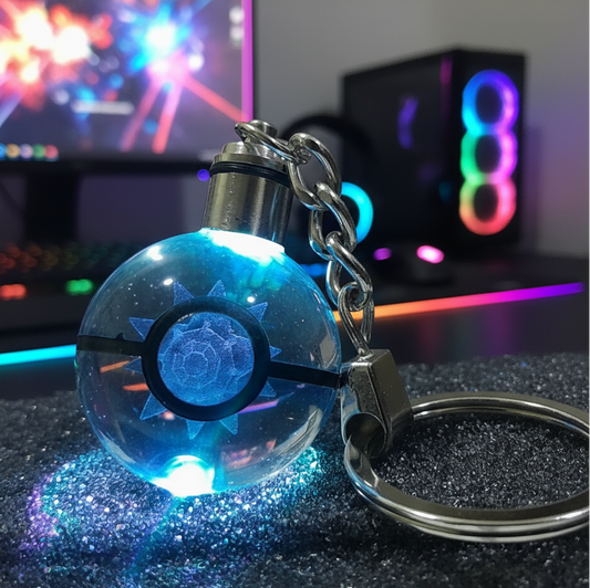 “Llavero Pokémon Starmie cristal 3D LED Perú”