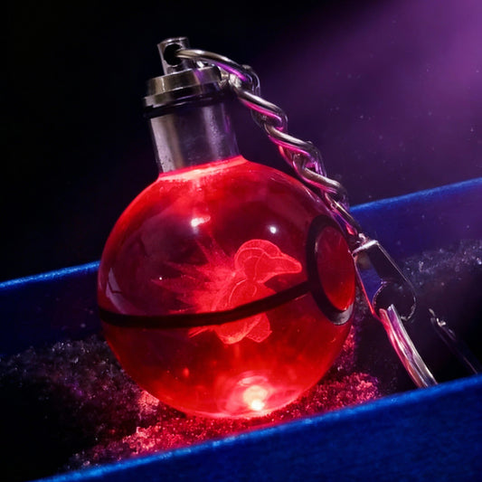 “Llavero Pokémon Cyndaquil cristal 3D LED Perú”