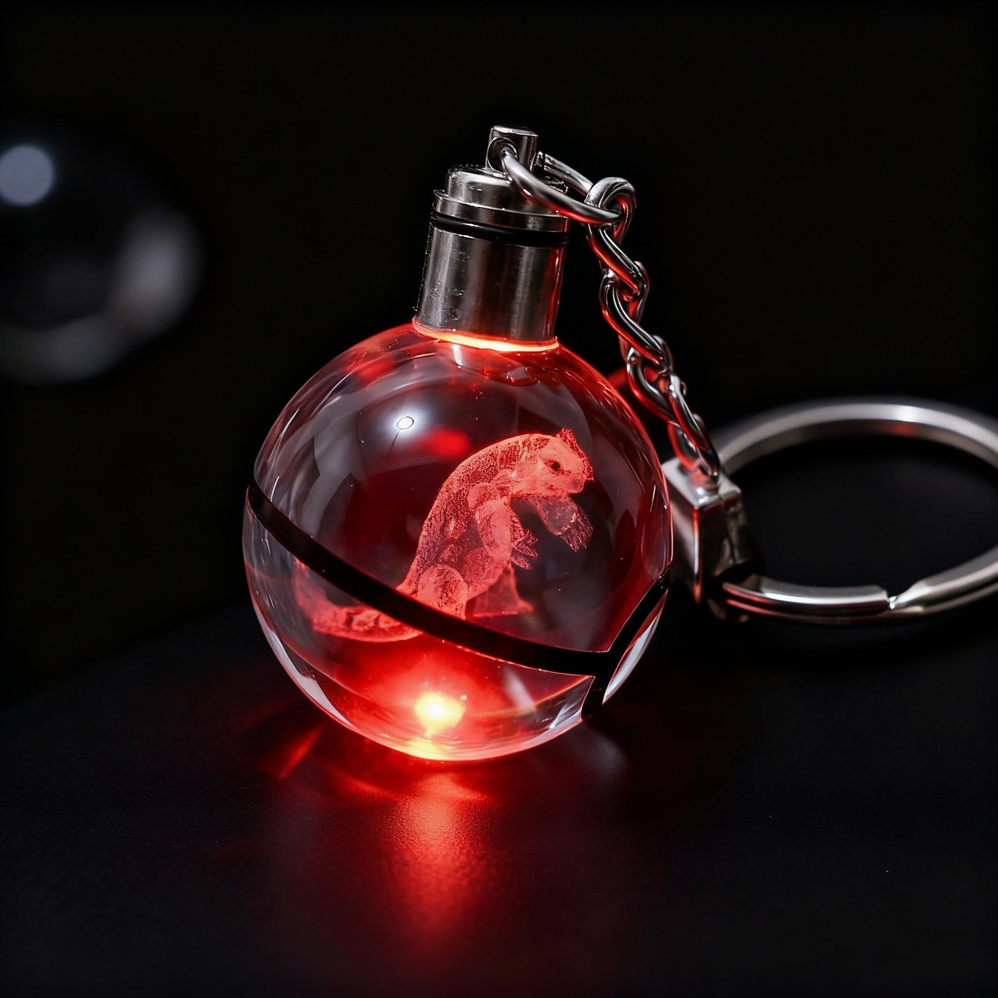 “Llavero Pokémon Groudon cristal 3D LED Perú”