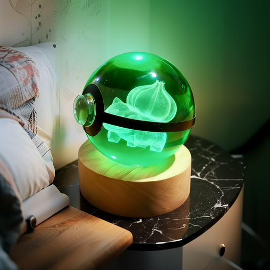 Lámpara 3D de Bulbasaur – Planta LED | Pokémon Inicial Kanto