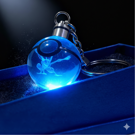 Llavero Pokémon Greninja cristal 3D LED regalo Perú