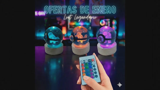 Pack Evolución Squirtle: Lámparas Pokémon 3D de Cristal con Luz LED - Colección Completa